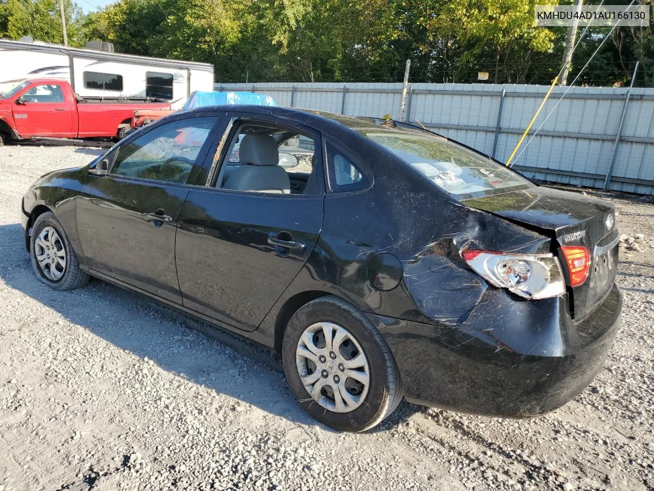 KMHDU4AD1AU166130 2010 Hyundai Elantra Blue