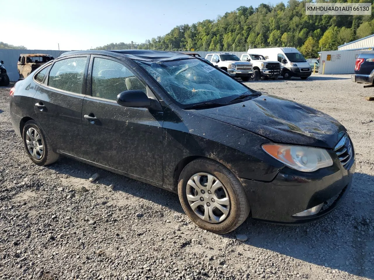 2010 Hyundai Elantra Blue VIN: KMHDU4AD1AU166130 Lot: 70166614