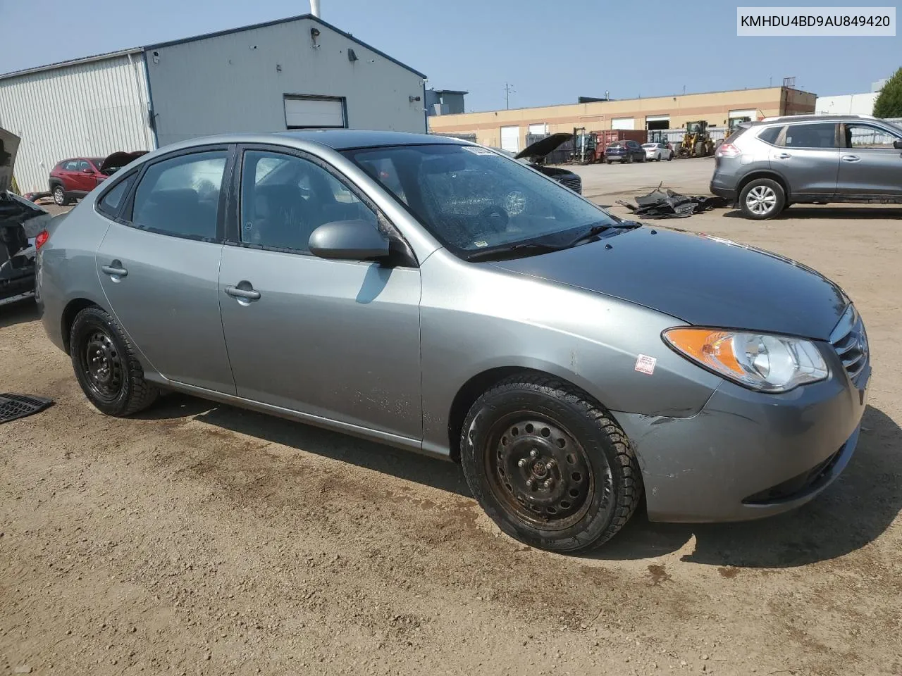 2010 Hyundai Elantra Blue VIN: KMHDU4BD9AU849420 Lot: 70297044