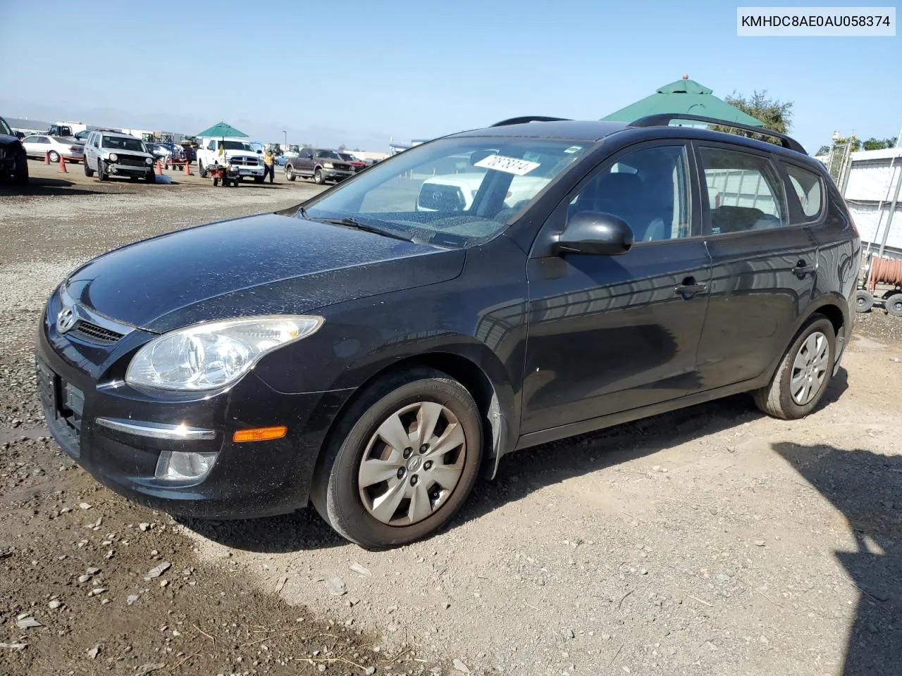 KMHDC8AE0AU058374 2010 Hyundai Elantra Touring Gls