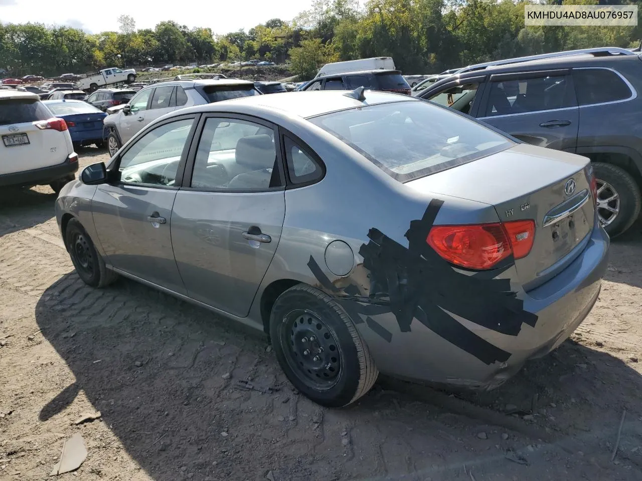 2010 Hyundai Elantra Blue VIN: KMHDU4AD8AU076957 Lot: 71700624