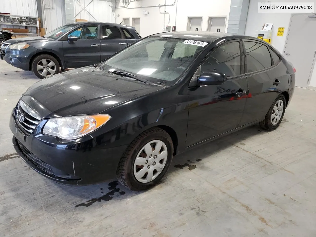 2010 Hyundai Elantra Blue VIN: KMHDU4AD5AU979048 Lot: 72148984