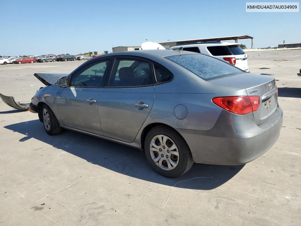 2010 Hyundai Elantra Blue VIN: KMHDU4AD7AU034909 Lot: 72234444