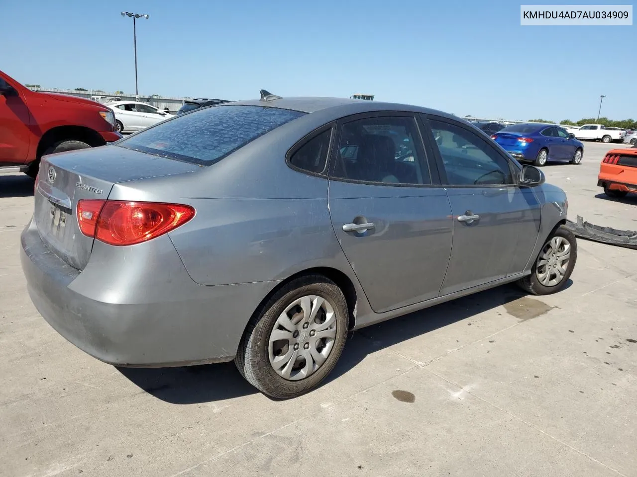 2010 Hyundai Elantra Blue VIN: KMHDU4AD7AU034909 Lot: 72234444