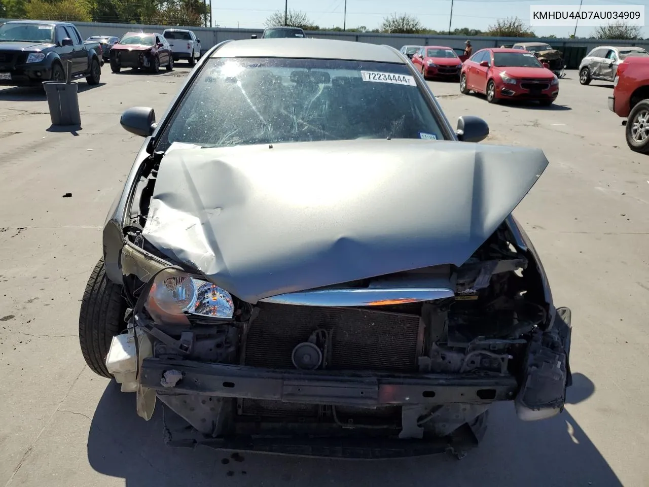 2010 Hyundai Elantra Blue VIN: KMHDU4AD7AU034909 Lot: 72234444