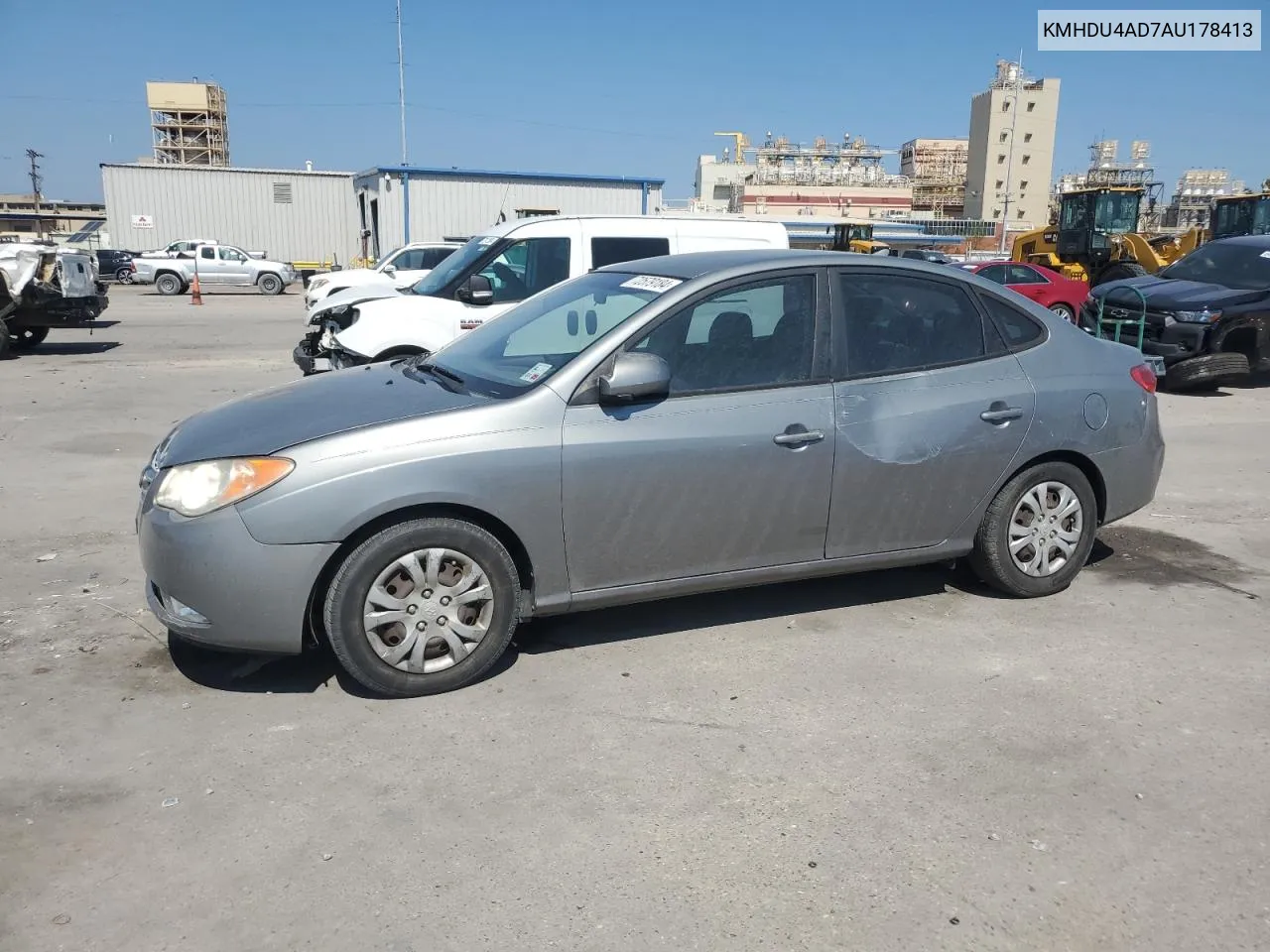 2010 Hyundai Elantra Blue VIN: KMHDU4AD7AU178413 Lot: 72579184