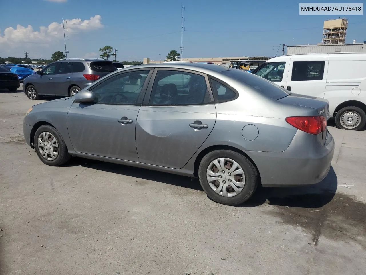 2010 Hyundai Elantra Blue VIN: KMHDU4AD7AU178413 Lot: 72579184