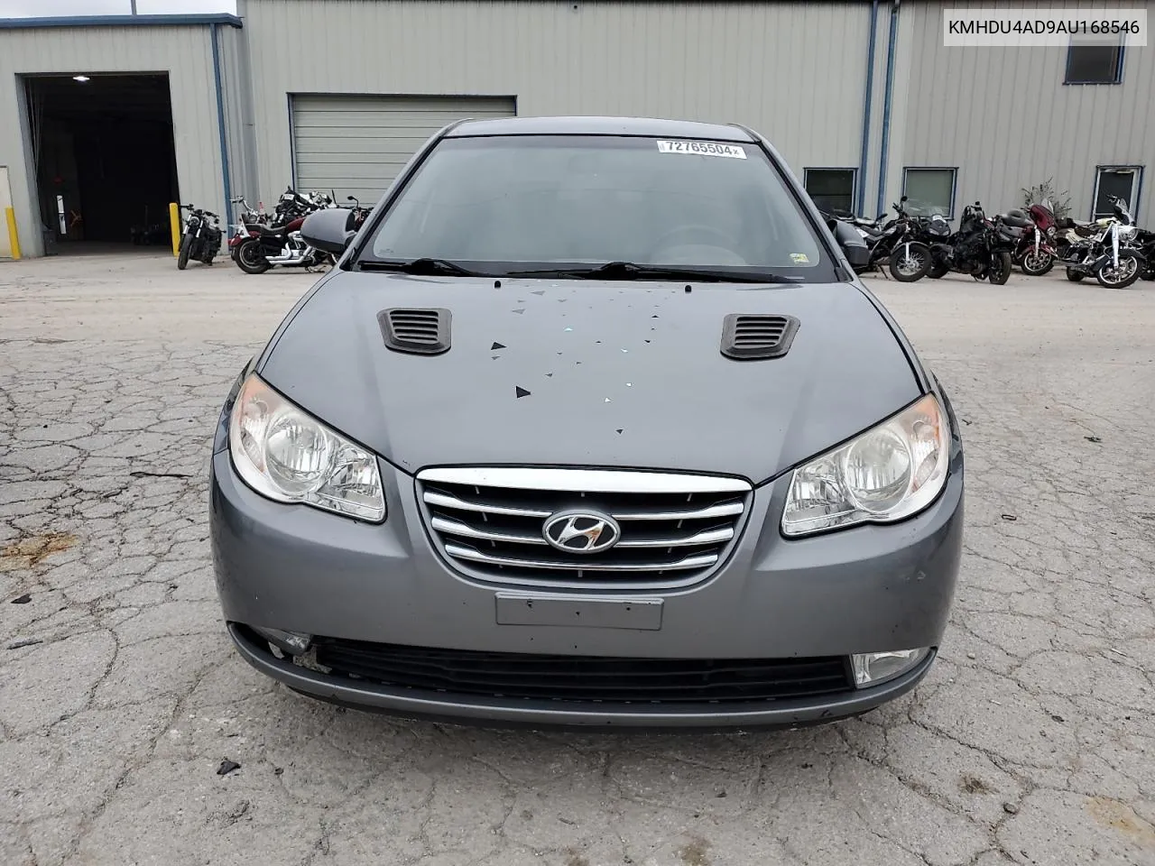 2010 Hyundai Elantra Blue VIN: KMHDU4AD9AU168546 Lot: 72765504