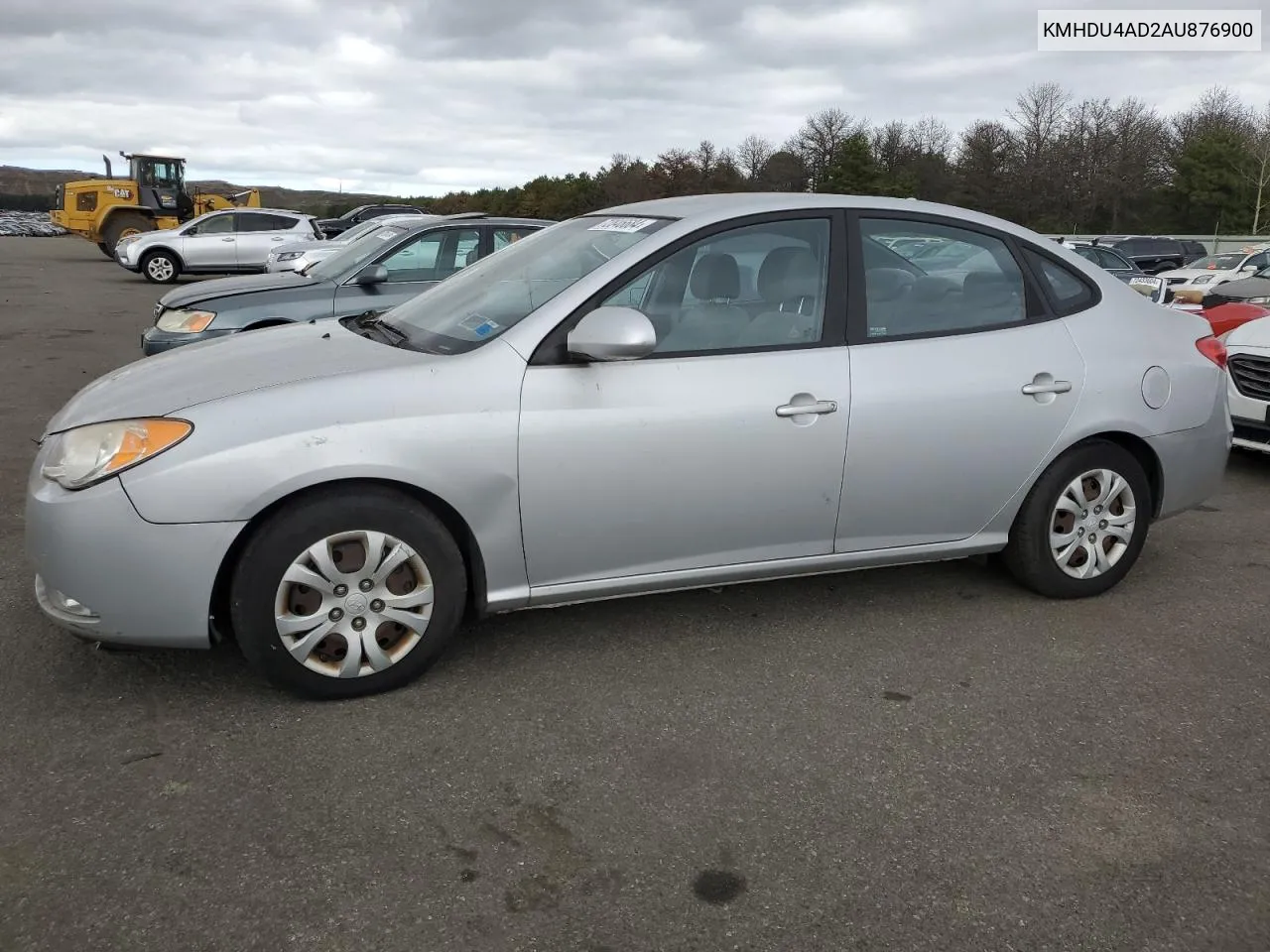 KMHDU4AD2AU876900 2010 Hyundai Elantra Blue