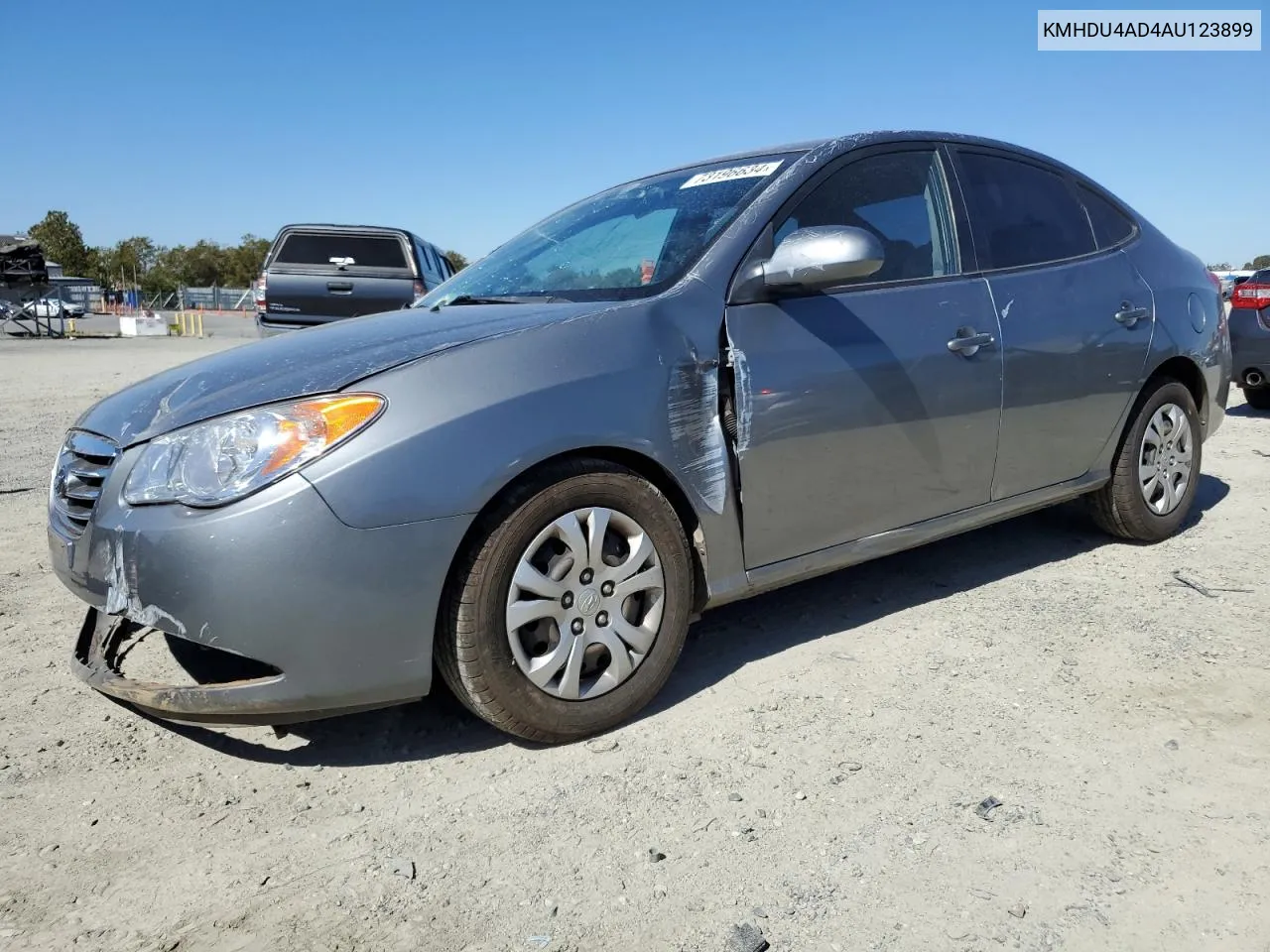 2010 Hyundai Elantra Blue VIN: KMHDU4AD4AU123899 Lot: 73196634