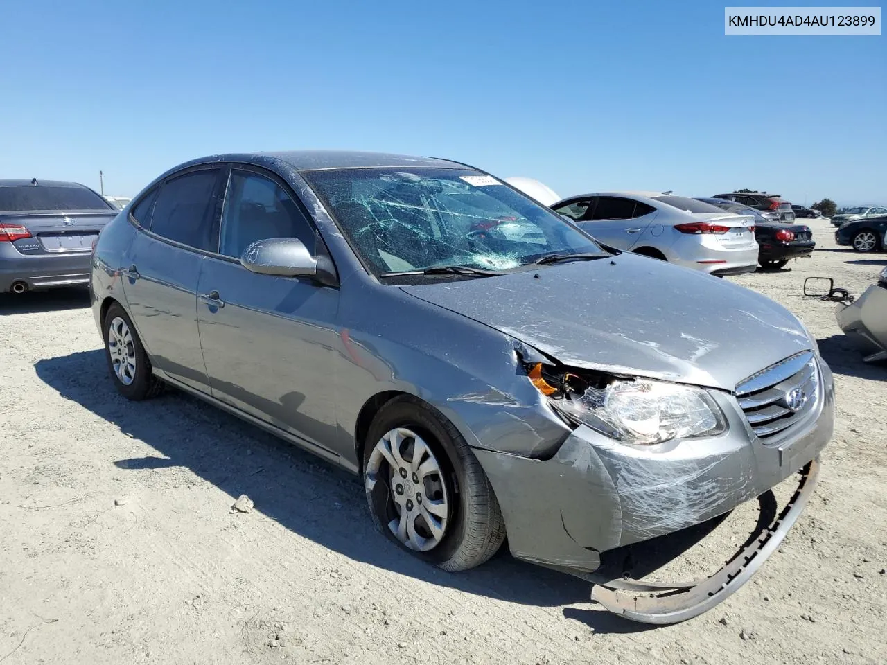 2010 Hyundai Elantra Blue VIN: KMHDU4AD4AU123899 Lot: 73196634