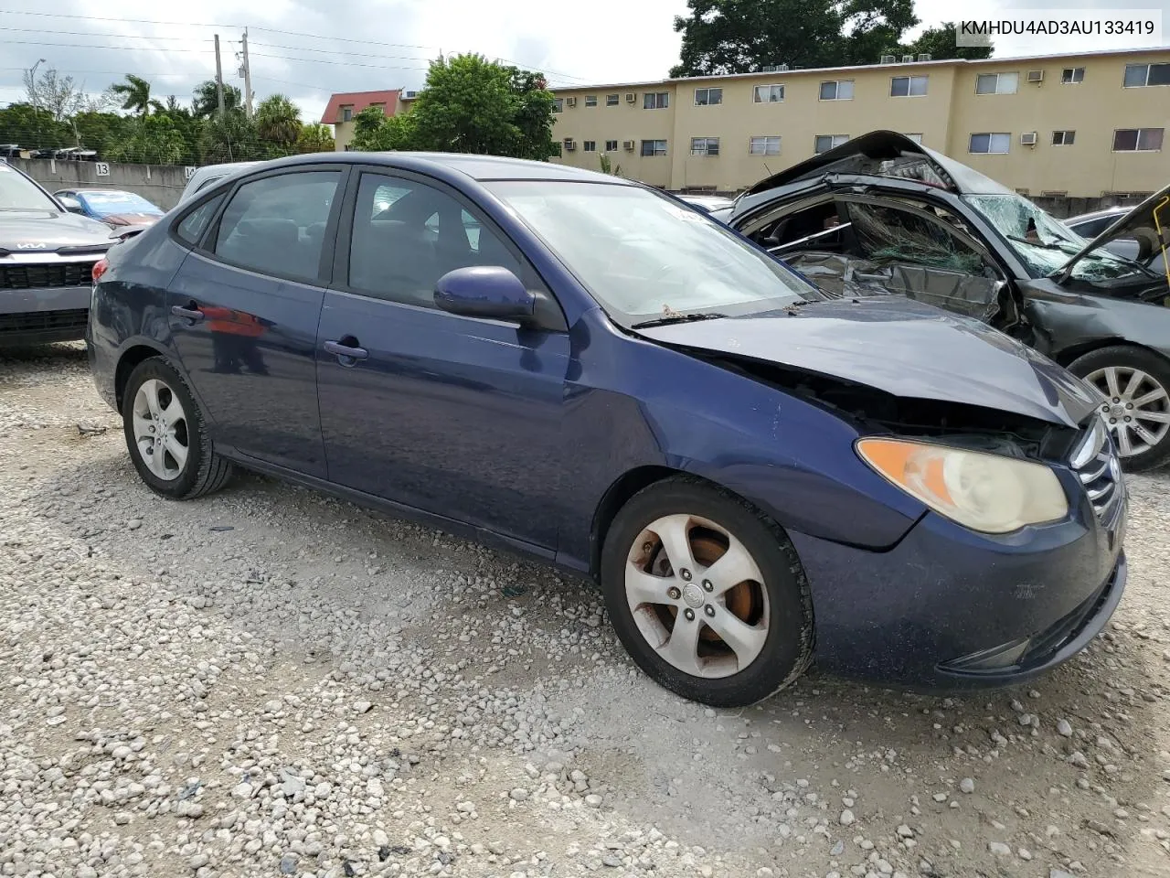 2010 Hyundai Elantra Blue VIN: KMHDU4AD3AU133419 Lot: 73212124