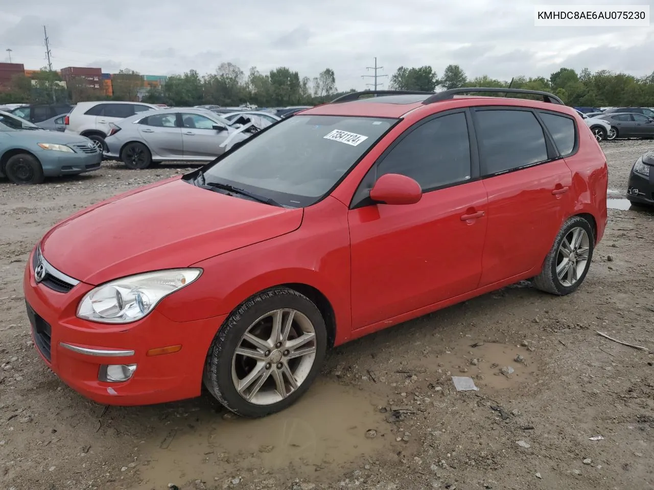 2010 Hyundai Elantra Touring Gls VIN: KMHDC8AE6AU075230 Lot: 73541124