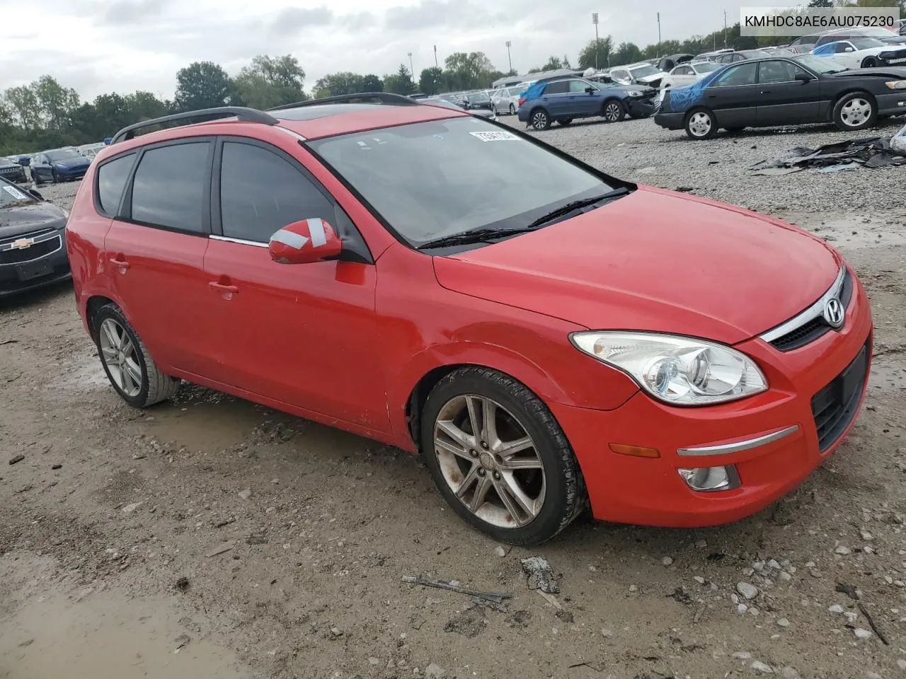 2010 Hyundai Elantra Touring Gls VIN: KMHDC8AE6AU075230 Lot: 73541124