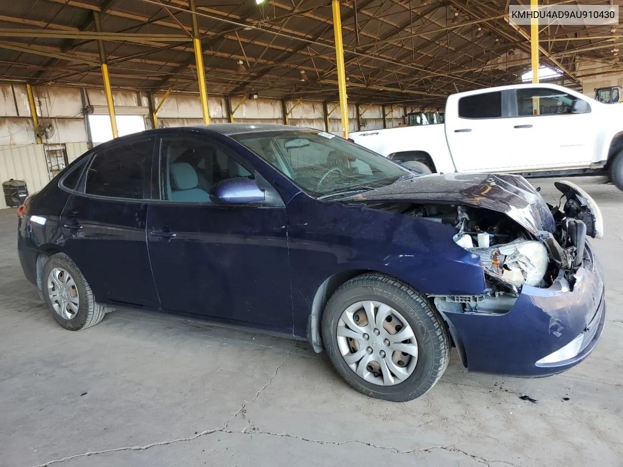 2010 Hyundai Elantra Blue VIN: KMHDU4AD9AU910430 Lot: 73750654