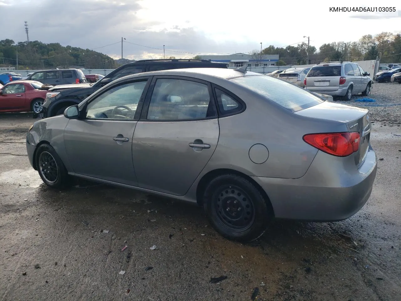 2010 Hyundai Elantra Blue VIN: KMHDU4AD6AU103055 Lot: 73994694