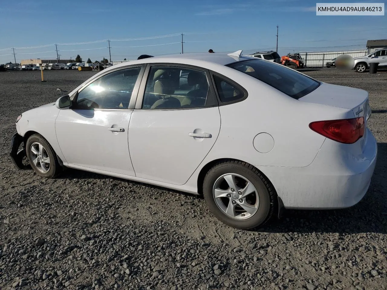 2010 Hyundai Elantra Blue VIN: KMHDU4AD9AU846213 Lot: 75036794