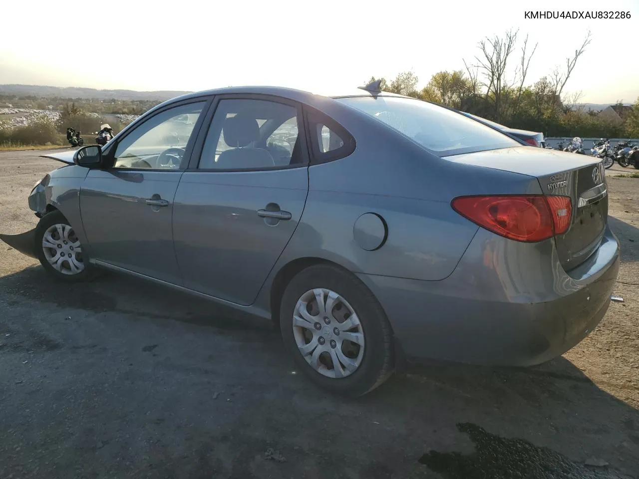 KMHDU4ADXAU832286 2010 Hyundai Elantra Blue