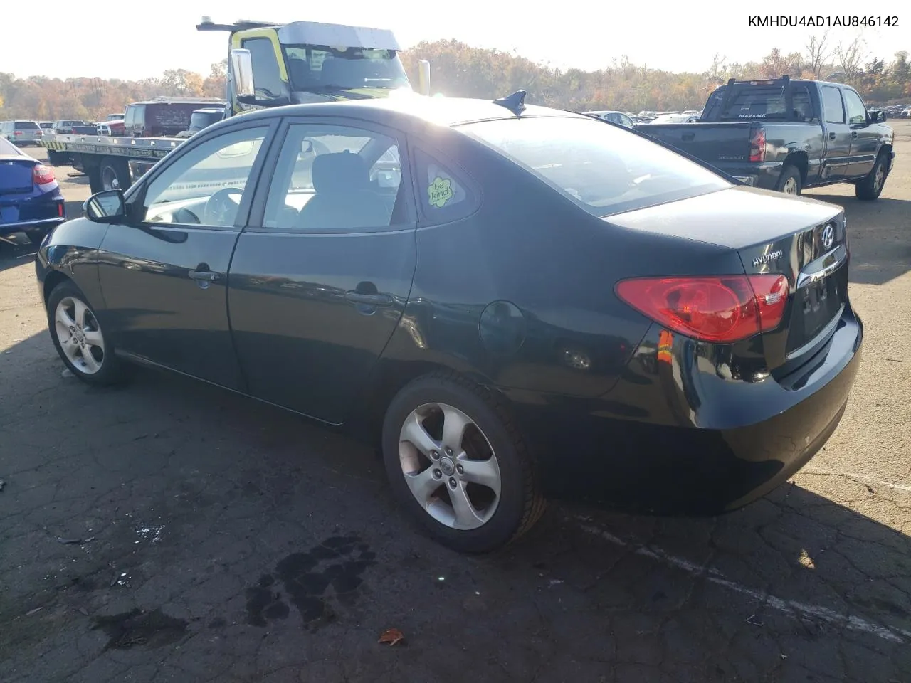 2010 Hyundai Elantra Blue VIN: KMHDU4AD1AU846142 Lot: 75817684