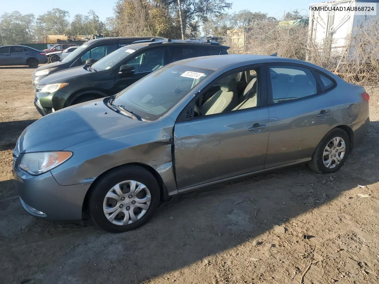 2010 Hyundai Elantra Blue VIN: KMHDU4AD1AU868724 Lot: 76732314