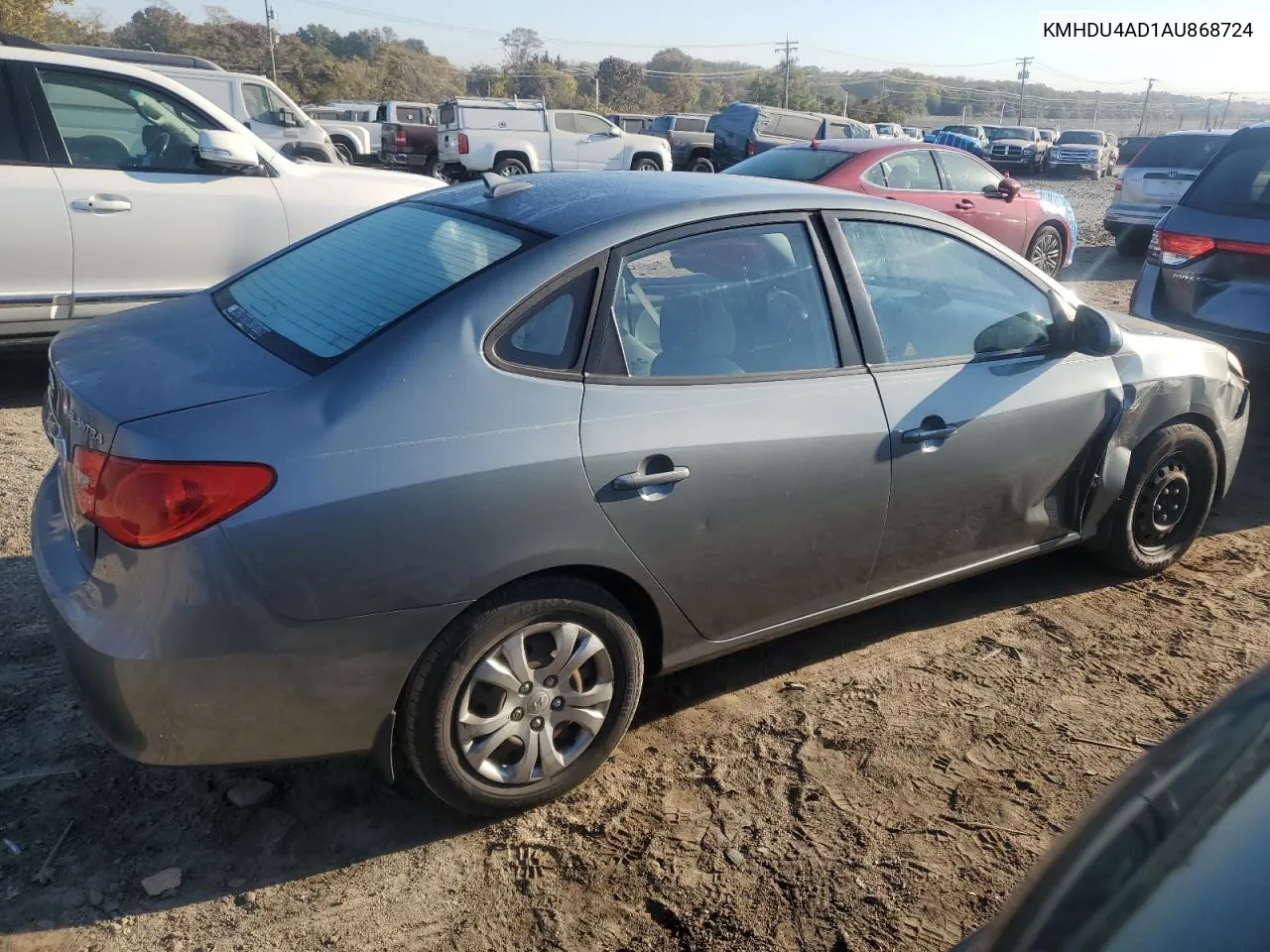 2010 Hyundai Elantra Blue VIN: KMHDU4AD1AU868724 Lot: 76732314