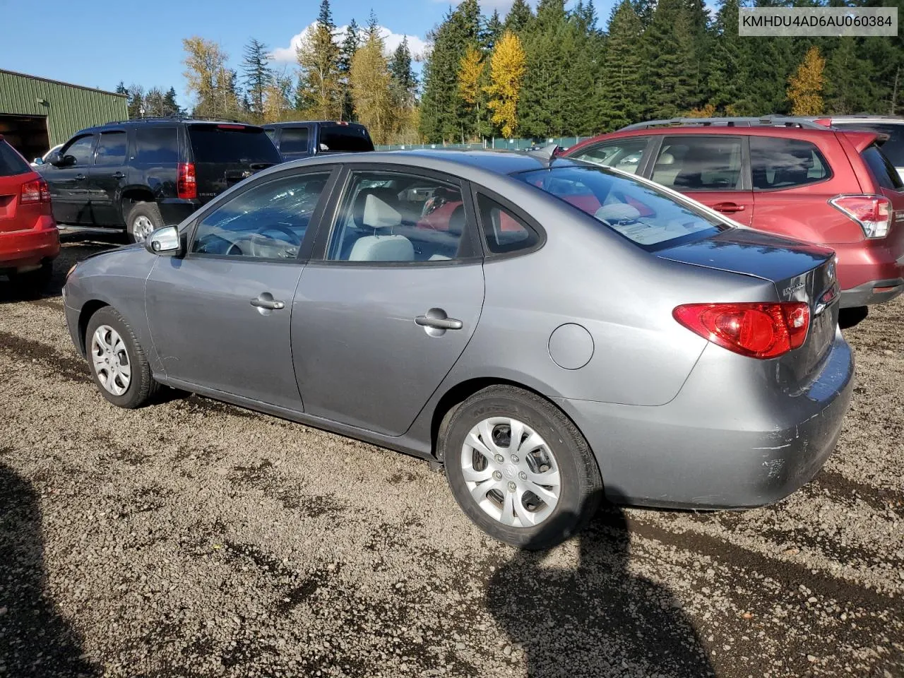 2010 Hyundai Elantra Blue VIN: KMHDU4AD6AU060384 Lot: 76948124