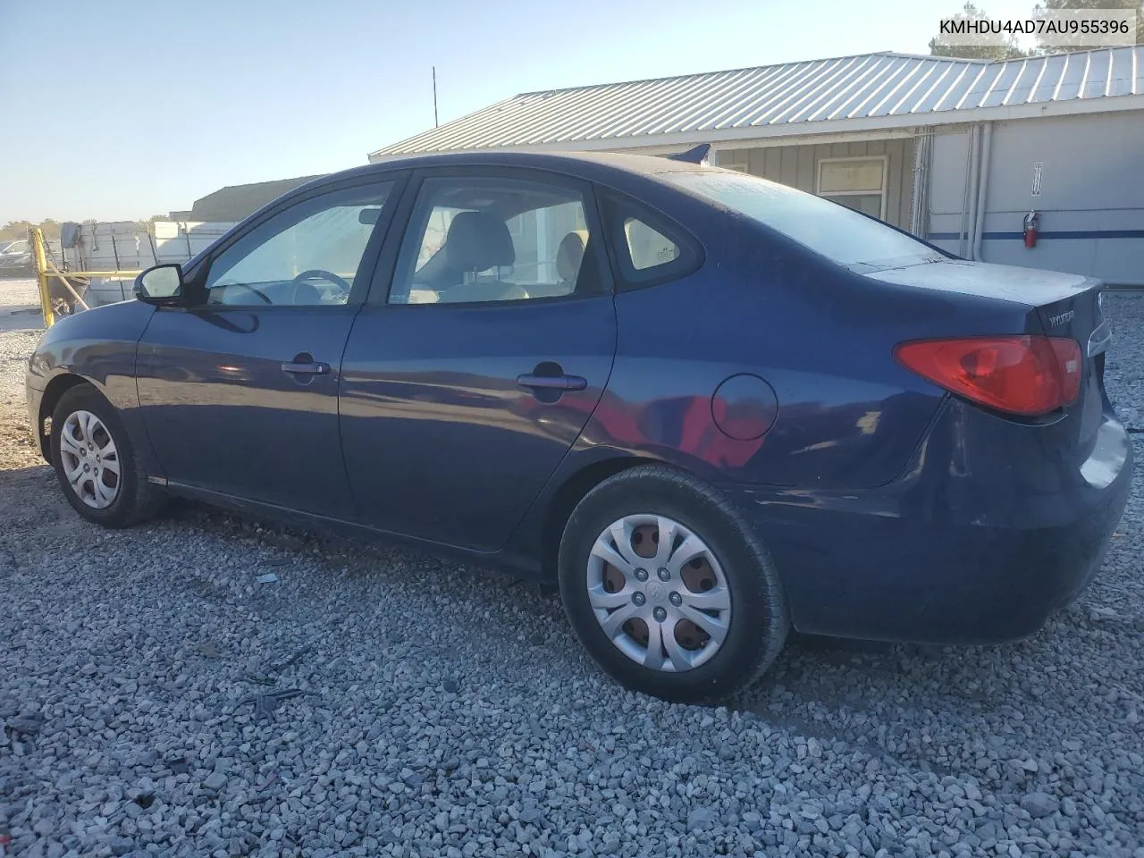 2010 Hyundai Elantra Blue VIN: KMHDU4AD7AU955396 Lot: 76964044