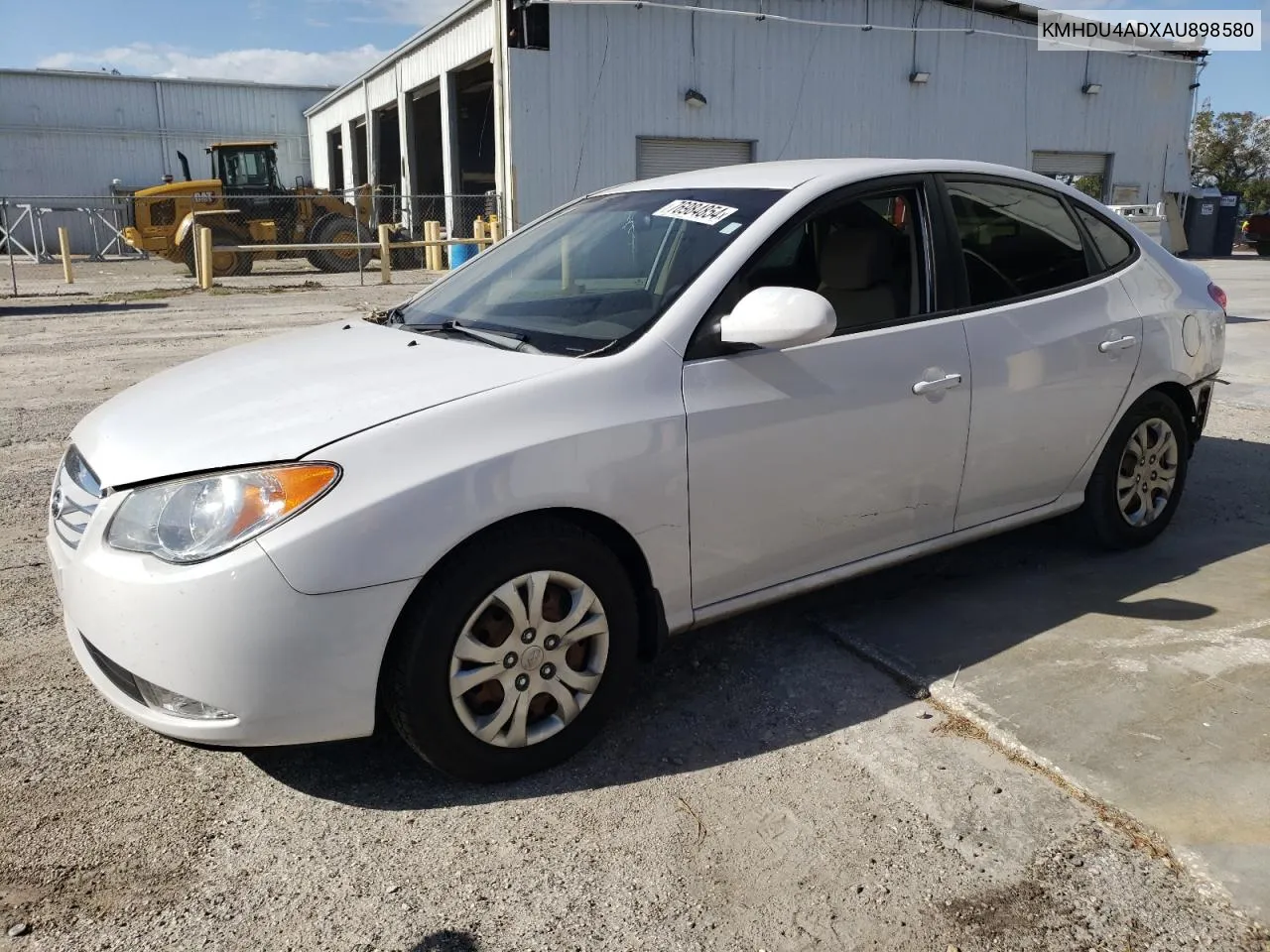 2010 Hyundai Elantra Blue VIN: KMHDU4ADXAU898580 Lot: 76984854