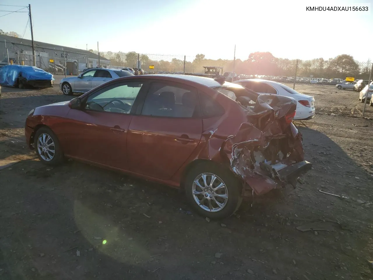 2010 Hyundai Elantra Blue VIN: KMHDU4ADXAU156633 Lot: 77080374