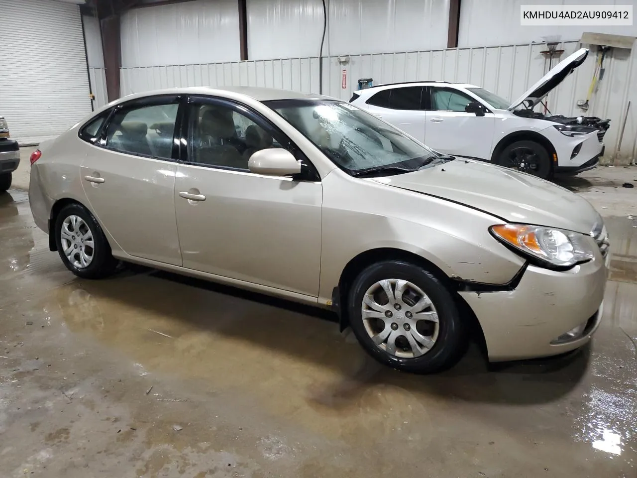 2010 Hyundai Elantra Blue VIN: KMHDU4AD2AU909412 Lot: 77349374