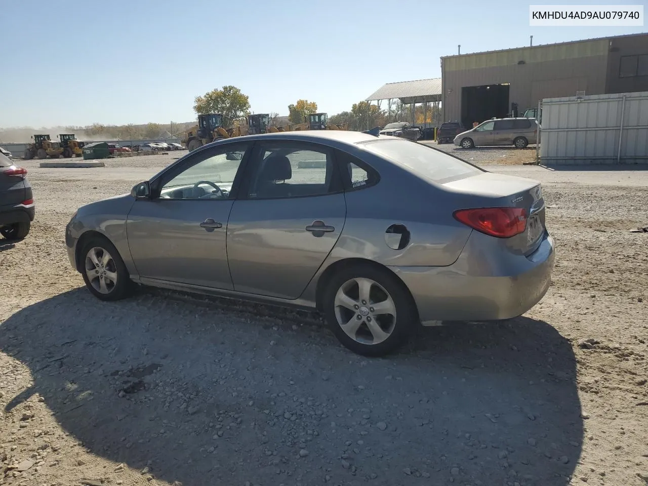 2010 Hyundai Elantra Blue VIN: KMHDU4AD9AU079740 Lot: 77814154