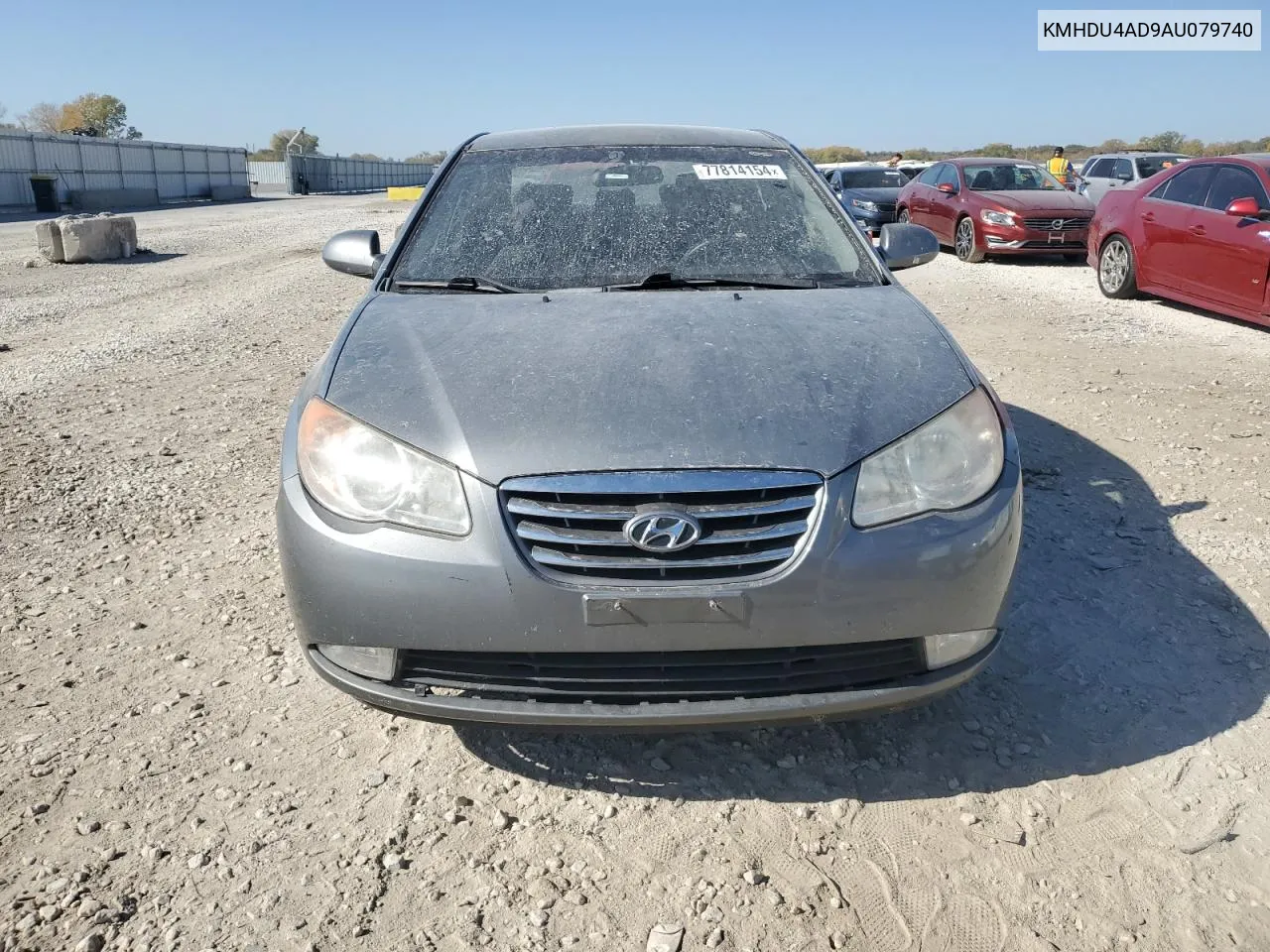 2010 Hyundai Elantra Blue VIN: KMHDU4AD9AU079740 Lot: 77814154