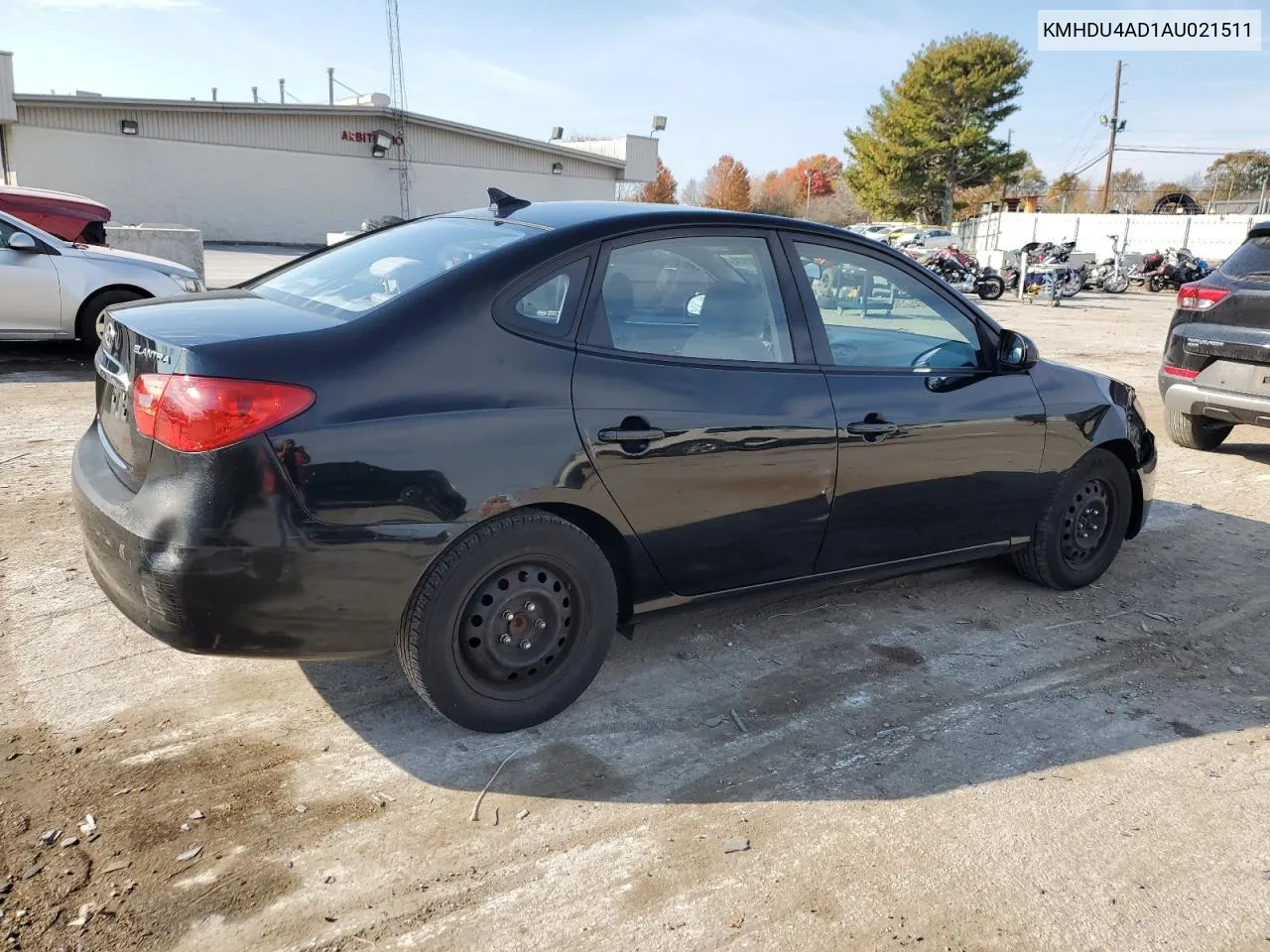 2010 Hyundai Elantra Blue VIN: KMHDU4AD1AU021511 Lot: 78424124