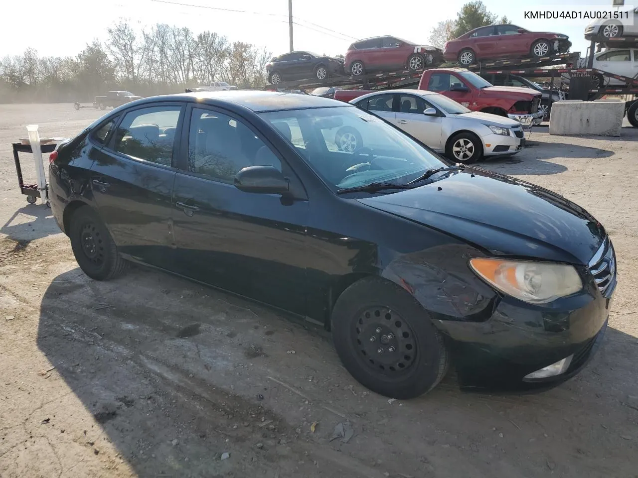 2010 Hyundai Elantra Blue VIN: KMHDU4AD1AU021511 Lot: 78424124