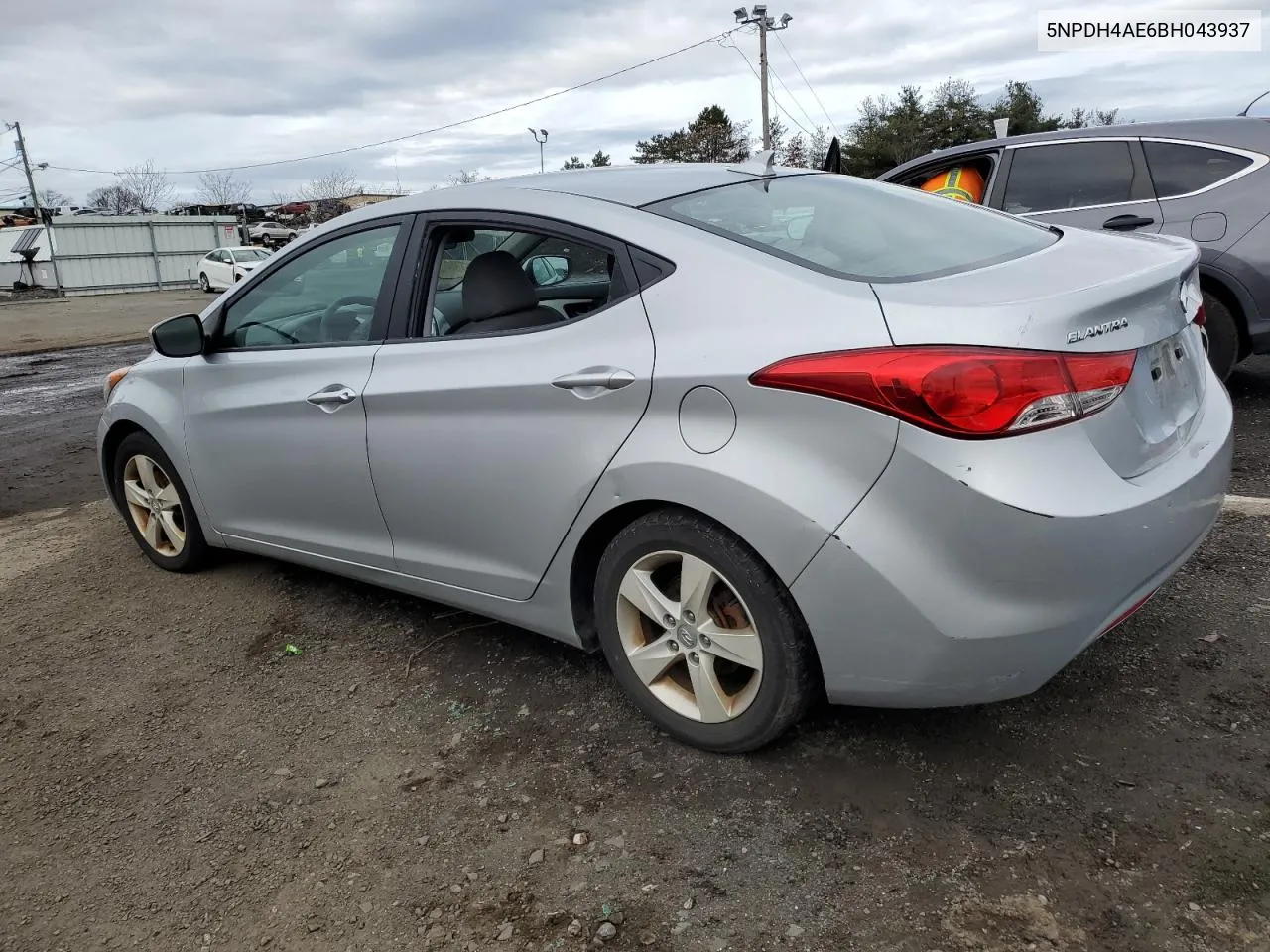 5NPDH4AE6BH043937 2011 Hyundai Elantra Gls