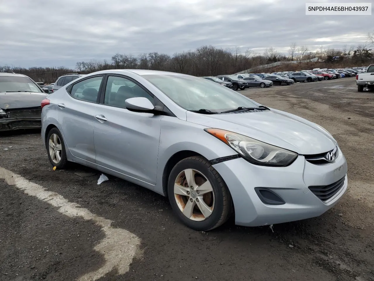 5NPDH4AE6BH043937 2011 Hyundai Elantra Gls