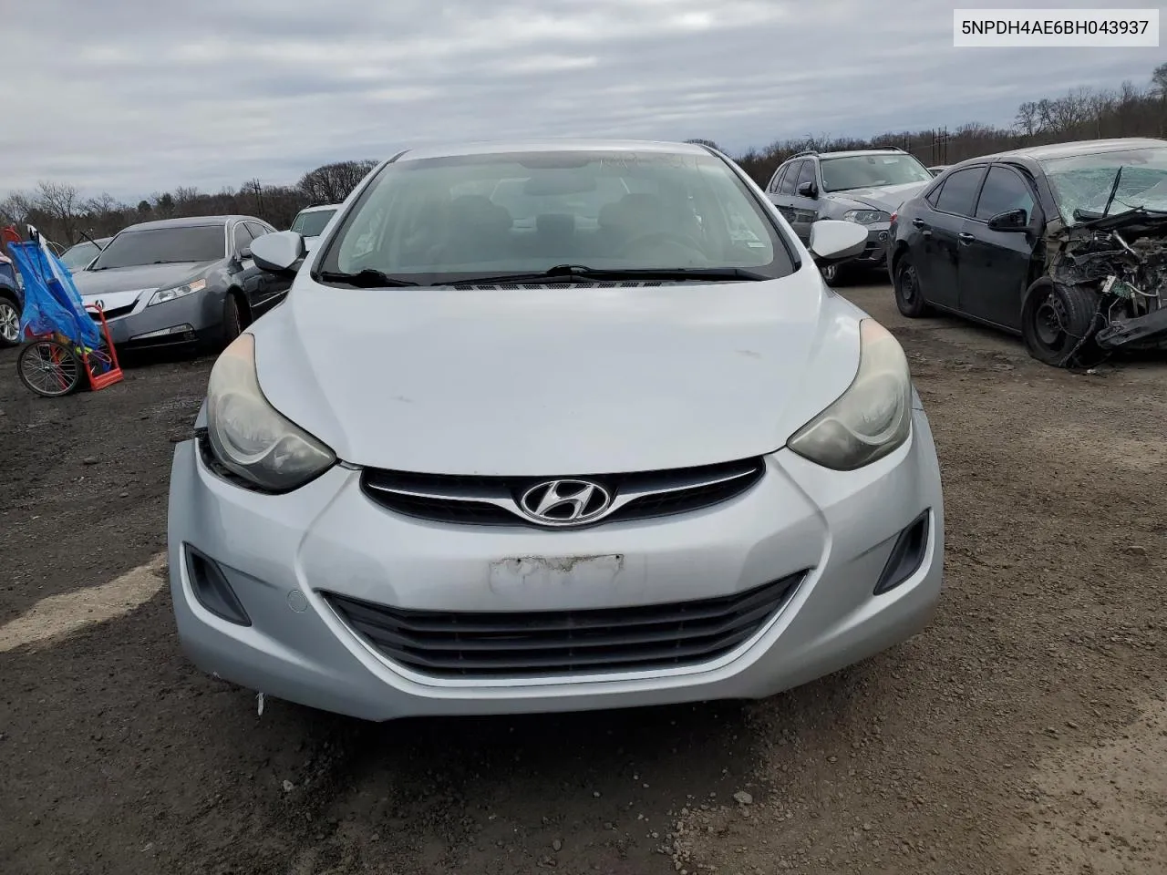 2011 Hyundai Elantra Gls VIN: 5NPDH4AE6BH043937 Lot: 36991084