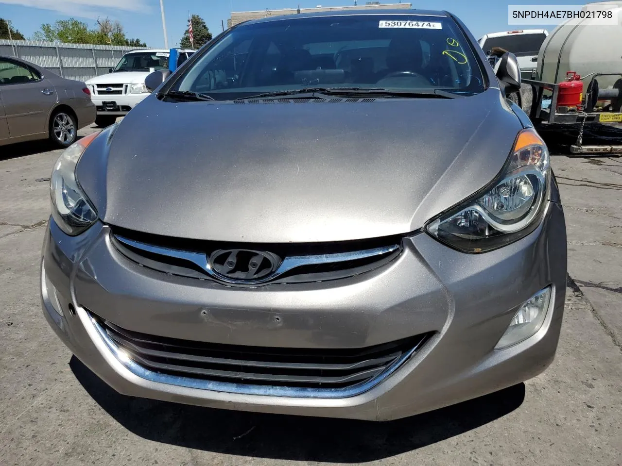 2011 Hyundai Elantra Gls VIN: 5NPDH4AE7BH021798 Lot: 53076474