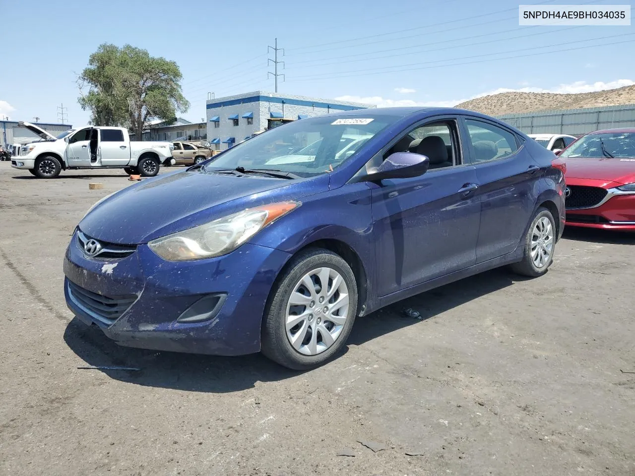 5NPDH4AE9BH034035 2011 Hyundai Elantra Gls