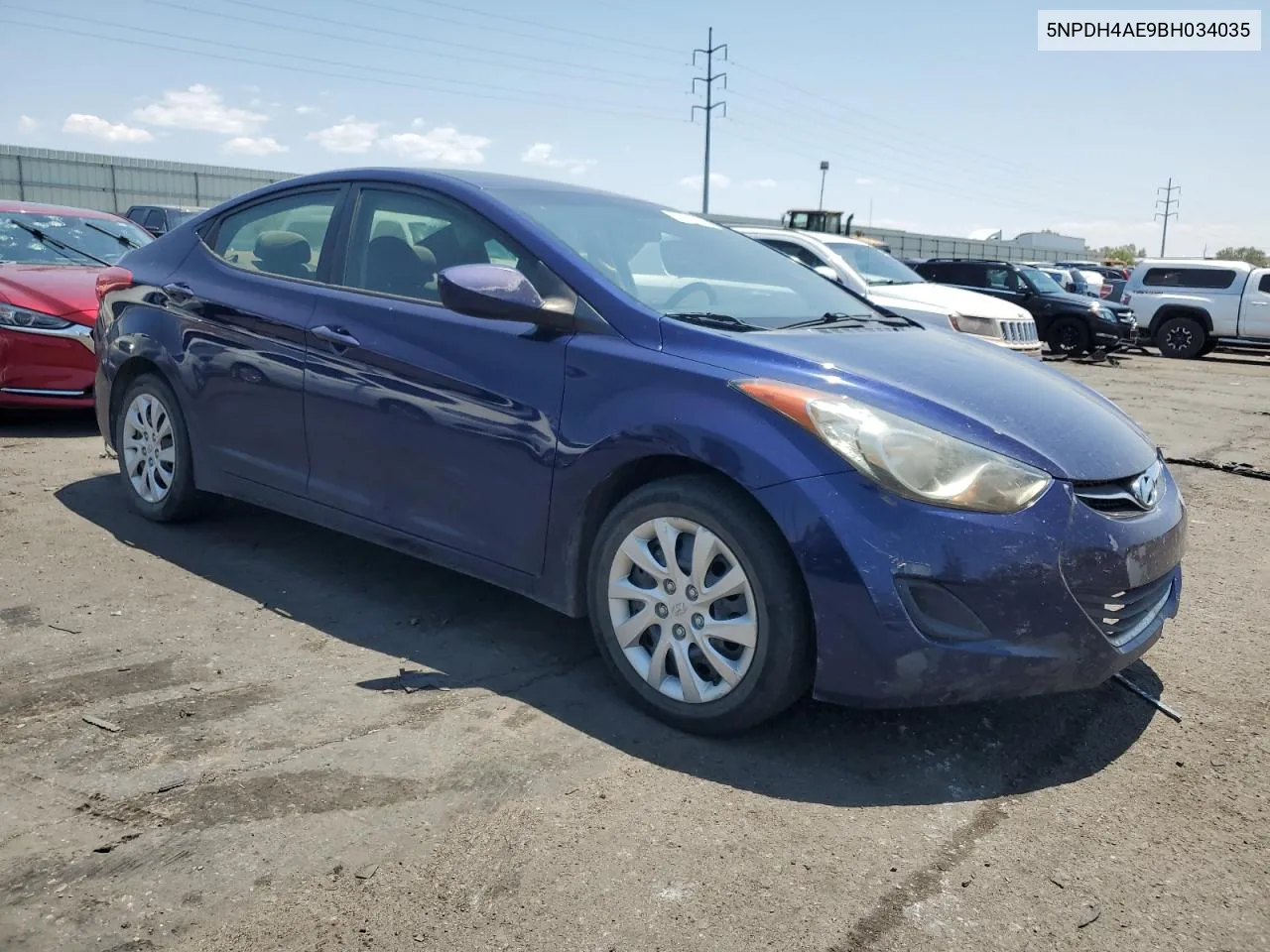 2011 Hyundai Elantra Gls VIN: 5NPDH4AE9BH034035 Lot: 62472554