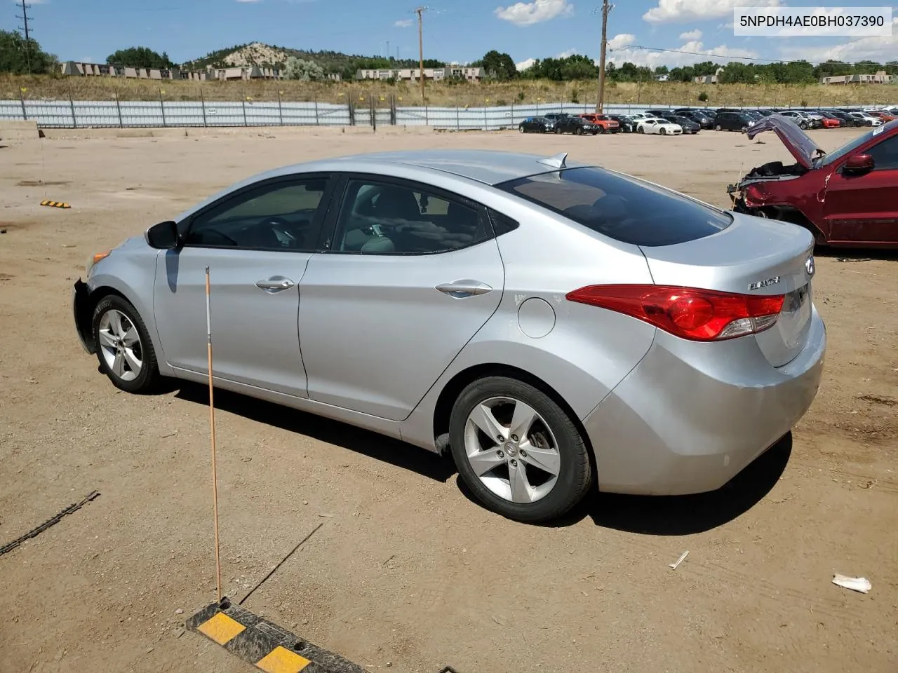 2011 Hyundai Elantra Gls VIN: 5NPDH4AE0BH037390 Lot: 62743074