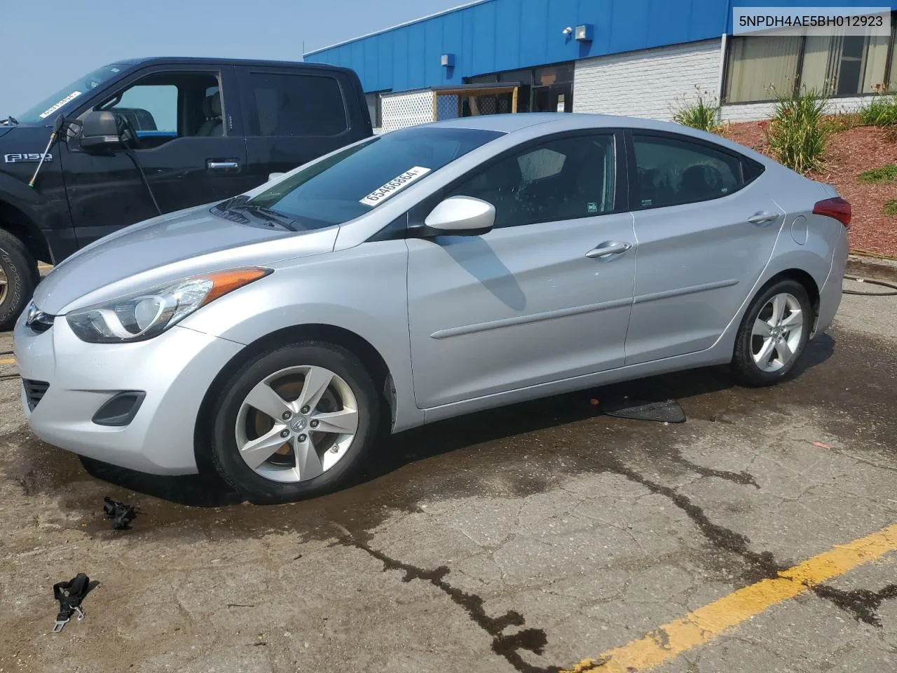 2011 Hyundai Elantra Gls VIN: 5NPDH4AE5BH012923 Lot: 65466864