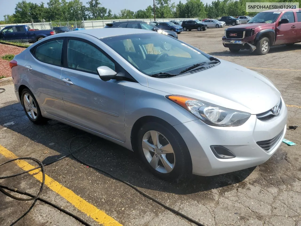 2011 Hyundai Elantra Gls VIN: 5NPDH4AE5BH012923 Lot: 65466864