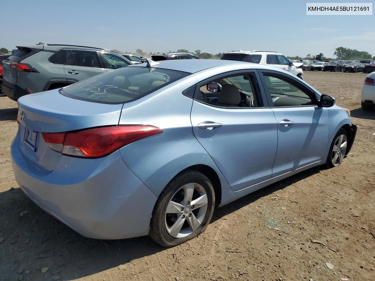 2011 Hyundai Elantra Gls VIN: KMHDH4AE5BU121691 Lot: 67642284