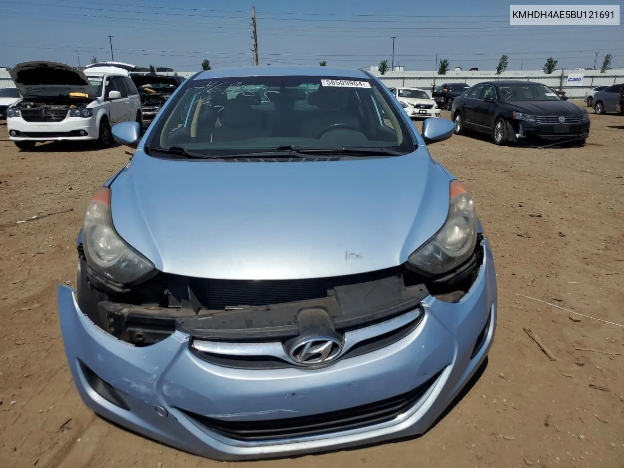 2011 Hyundai Elantra Gls VIN: KMHDH4AE5BU121691 Lot: 67642284