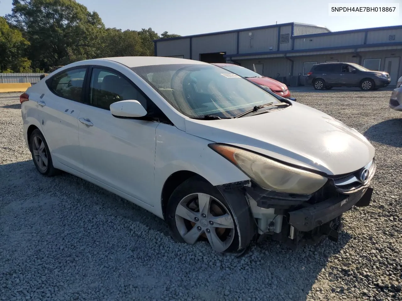 5NPDH4AE7BH018867 2011 Hyundai Elantra Gls