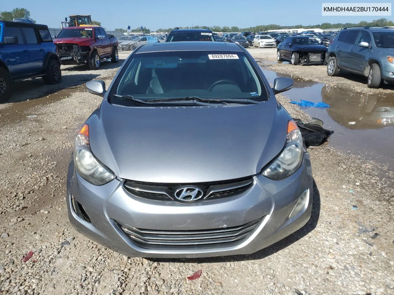 KMHDH4AE2BU170444 2011 Hyundai Elantra Gls