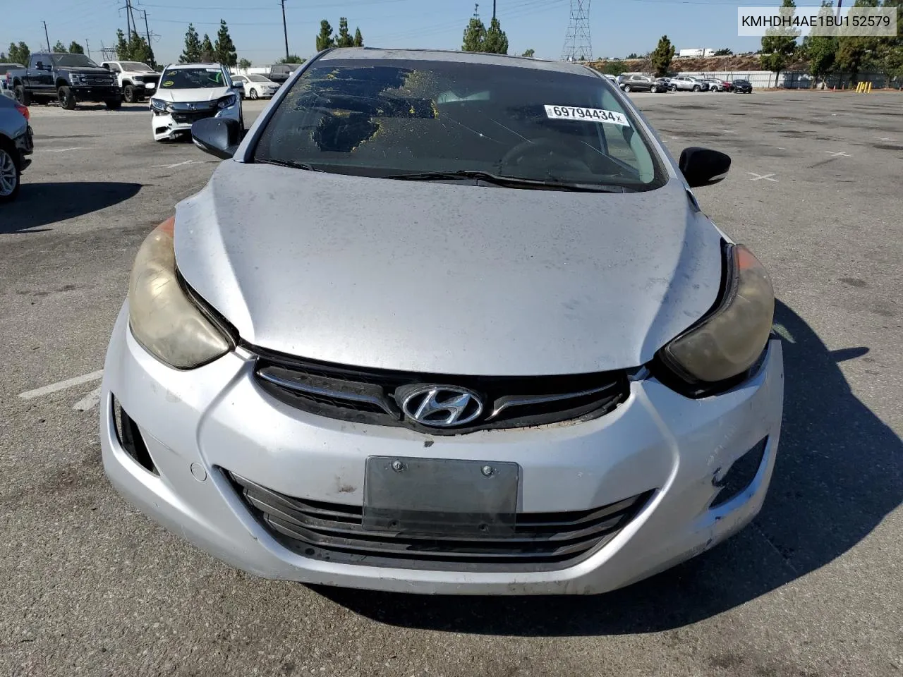 KMHDH4AE1BU152579 2011 Hyundai Elantra Gls