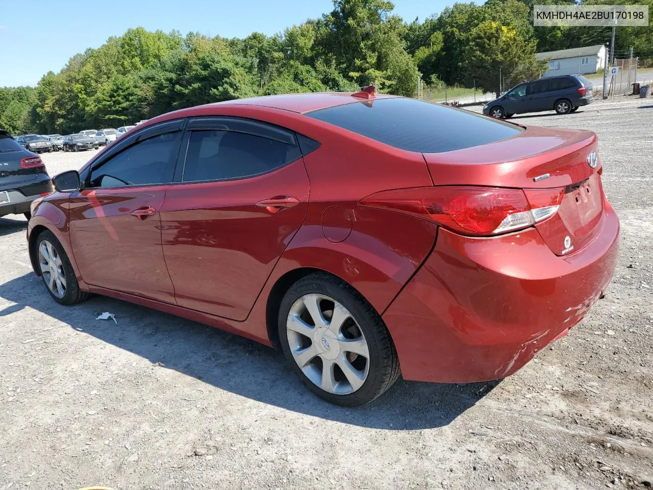 2011 Hyundai Elantra Gls VIN: KMHDH4AE2BU170198 Lot: 69943654