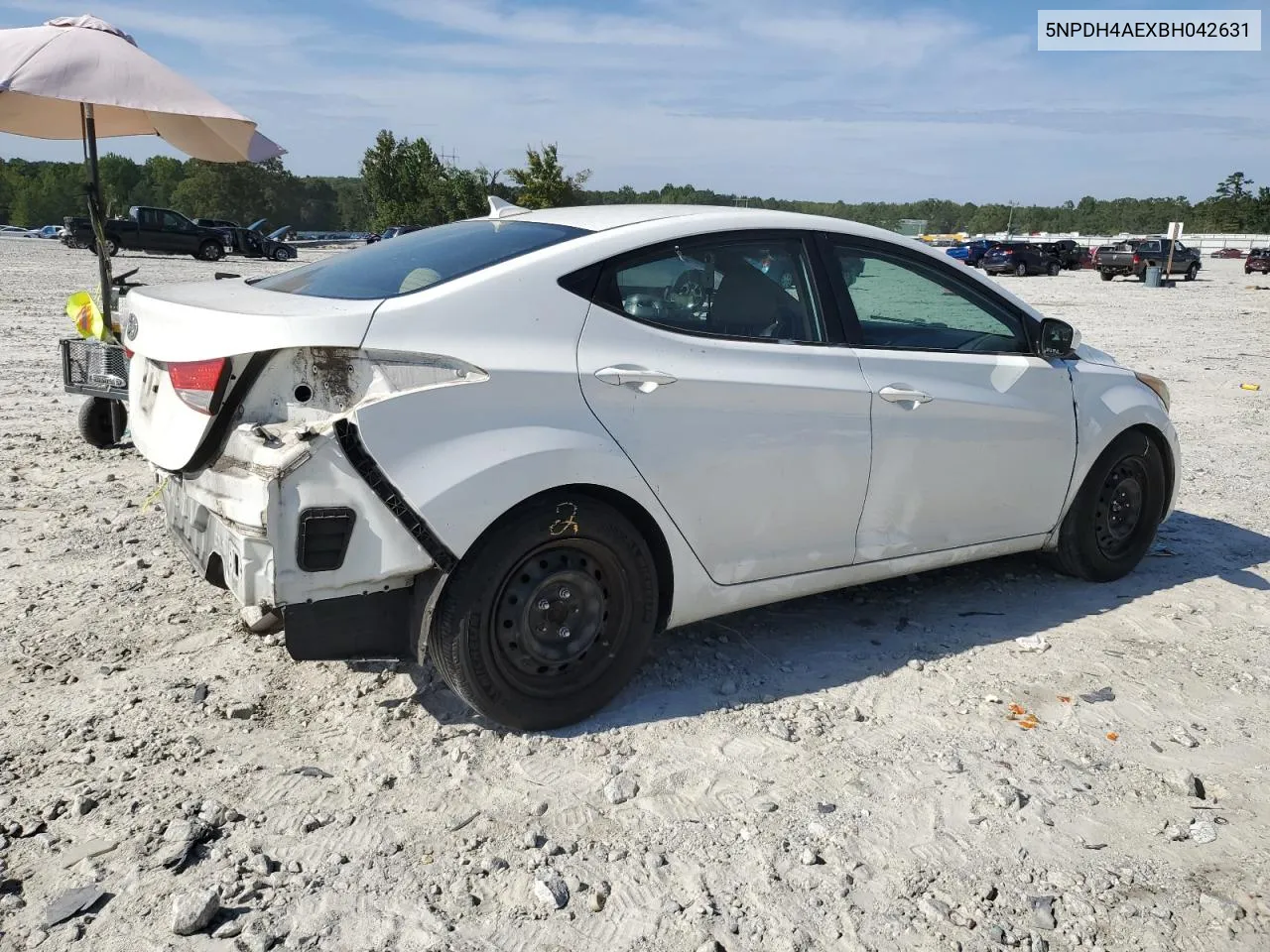 2011 Hyundai Elantra Gls VIN: 5NPDH4AEXBH042631 Lot: 70044174